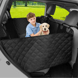 Dog Carriers & Crates: FIN Large Dogs Back Seat Extender Waterproof Dog Hammock Car Seats with Hard Bottom