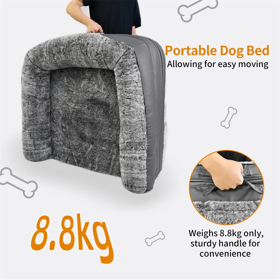 Dog Beds: XL Human Sized Dog Bed Foldable Orthopedic Pet Dog Sofa Couch Comfy Big Bean Bed