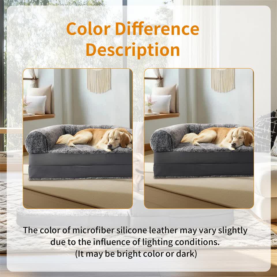 Dog Beds: XL Human Sized Dog Bed Foldable Orthopedic Pet Dog Sofa Couch Comfy Big Bean Bed