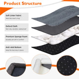Dog Beds: Deluxe Plush Orthopedic Dog Bed XXL - Waterproof Bolstered Sofa Bed for Large Dogs with Removable Washable Cover
