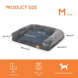 Dog Beds: Orthopedic Dog Bed with Bolster Comfort Mattress