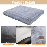 Dog Beds: Plush Pet Bed with Non Slip Base and Removable Cover