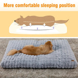 Dog Beds: Plush Pet Bed with Non Slip Base and Removable Cover