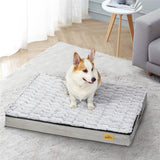 Dog Beds: Soft Washable Dog Bed with Anti-Slip Crate Mat