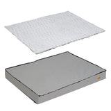 Dog Beds: Soft Washable Dog Bed with Anti-Slip Crate Mat