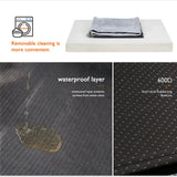 Dog Beds: Soft Washable Dog Bed with Anti-Slip Crate Mat