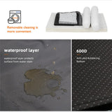 Dog Beds: L-Shaped Dog Bed with Bolstered Cushion & Neck Care