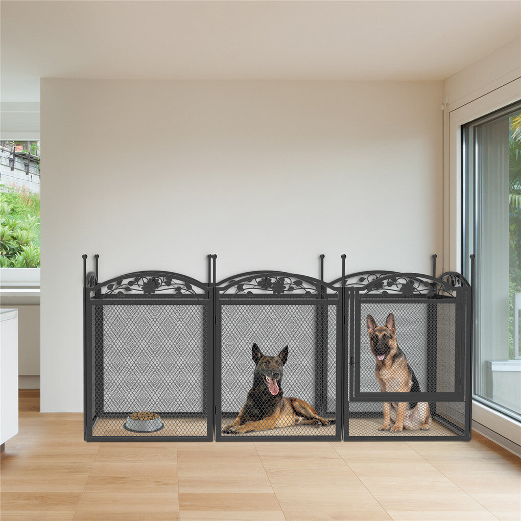 Dog Playpens & Gates: 3 in 1 Dog Playpen Extra Large Dog Whelping Fence DIY Shape Garden Fence Barrier