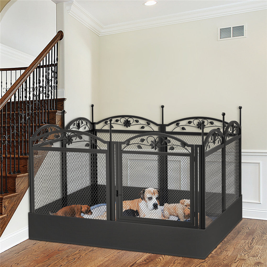 Dog Playpens & Gates: 3 in 1 Dog Playpen Extra Large Dog Whelping Fence DIY Shape Garden Fence Barrier