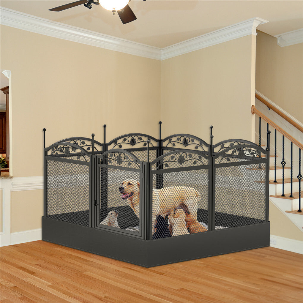 Dog Playpens & Gates: 3 in 1 Dog Playpen Extra Large Dog Whelping Fence DIY Shape Garden Fence Barrier