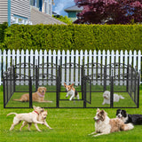 Dog Playpens & Gates: 3 in 1 Dog Playpen Extra Large Dog Whelping Fence DIY Shape Garden Fence Barrier