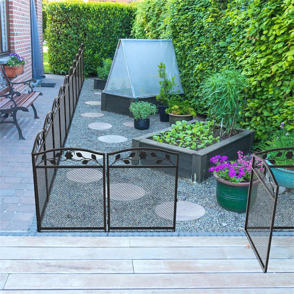 Heavy Duty Foldable Metal Indoor Outdoor Exercise Pet Fence Dog Playpen Kennel
