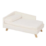 Dog Beds: Luxurious Rectangular Pet Sofa Bed with Anti-Skid Base