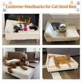 Dog Beds: Luxurious Rectangular Pet Sofa Bed with Anti-Skid Base