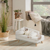Dog Beds: Luxurious Rectangular Pet Sofa Bed with Anti-Skid Base