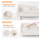 Dog Beds: Luxurious Rectangular Pet Sofa Bed with Anti-Skid Base