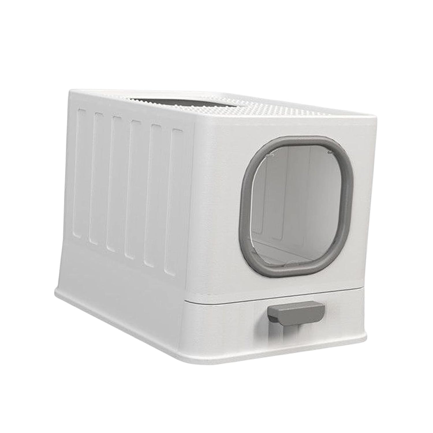 Pool Sweeps & Vacuums: Big Top Entry Deep Tray Enclosed Kitty Cat Litter Box Easy To Clean Pull Handle