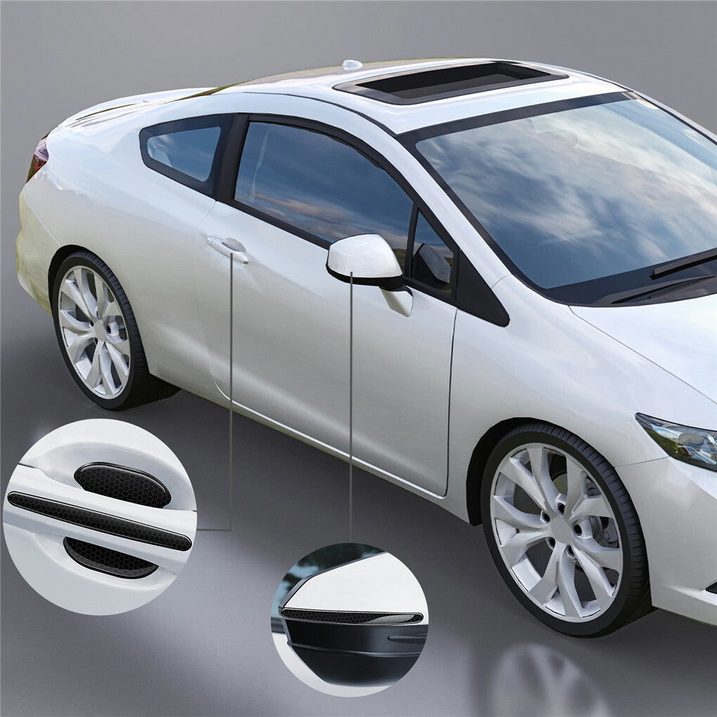 Car Mounts: FIN 8PCS Universal Car Door Handle Cup Protector Anti-Scratches Cover Guard Film