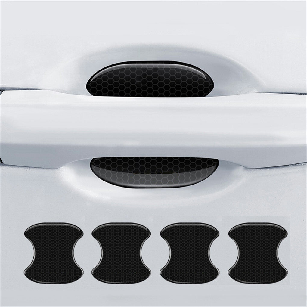 Car Mounts: FIN 8PCS Universal Car Door Handle Cup Protector Anti-Scratches Cover Guard Film
