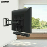 Screens & Stands: Universal Adjustable TV Soundbar Bracket Soundbar Mount Holder Wall 2Way Install