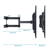 TVs & Accessories: Tilt & Swivel Dual Arms TV Mount Cantilever Wall Bracket 40 46 50 55 56" LCD LED