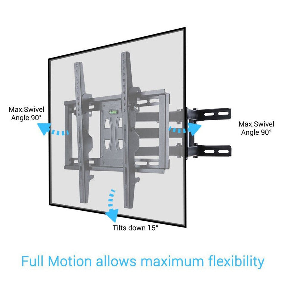 TVs & Accessories: Tilt & Swivel Dual Arms TV Mount Cantilever Wall Bracket 40 46 50 55 56" LCD LED
