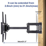 Screens & Stands: 32-65" Large Extendable Strong TV Mount Wall Bracket For Most Corner Wall Angle