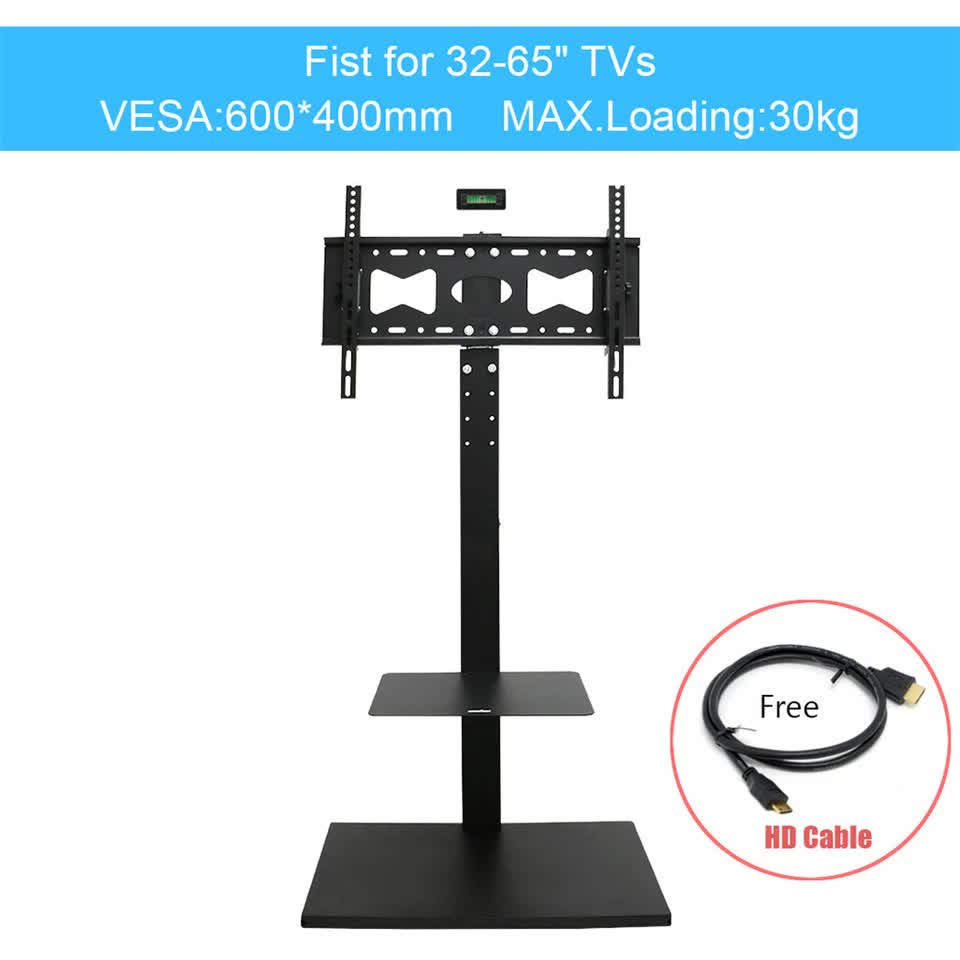 Heavy Duty Swivel Floor TV Stand Tall Corner TV Mount Stand for 32-70" LCD LED