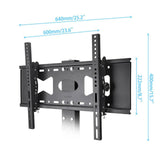 Screens & Stands: Heavy Duty Swivel Floor TV Stand Tall Corner TV Mount Stand for 32-70" LCD LED