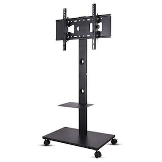 Screens & Stands: Home Theatre/ School Display Stand Mobile Tv Trolley Floor Stand Bracket 32-70"