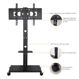 Screens & Stands: Home Theatre/ School Display Stand Mobile Tv Trolley Floor Stand Bracket 32-70"
