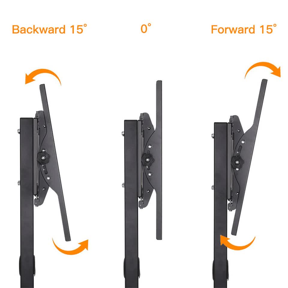 Screens & Stands: Home Theatre/ School Display Stand Mobile Tv Trolley Floor Stand Bracket 32-70"