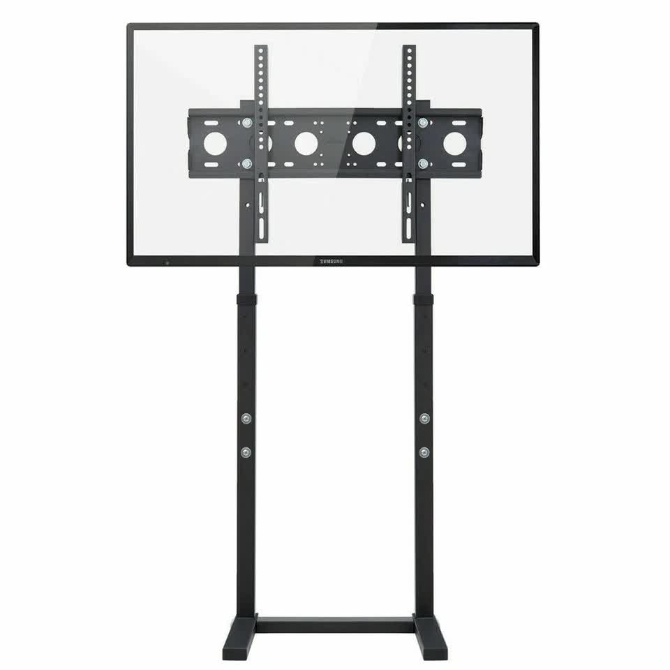 Screens & Stands: Double Pole Adjustable Tv Cart Floor Stand Mount For 32 to 65Inch
