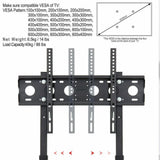 Screens & Stands: Double Pole Adjustable Tv Cart Floor Stand Mount For 32 to 65Inch