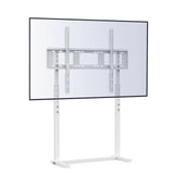 Screens & Stands: White Adjustable Free Standing TV Stand with Cable Management for TVs Size 32-100inch