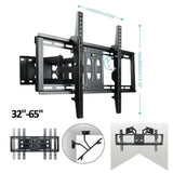 Screens & Stands: Heavy Duty Wall Mount Tilt Swivel Bracket Double Arms 32-85" Led/Plasma/Lcd Tvs