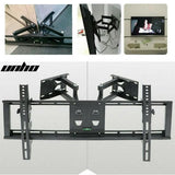Screens & Stands: Heavy Duty Wall Mount Tilt Swivel Bracket Double Arms 32-85" Led/Plasma/Lcd Tvs