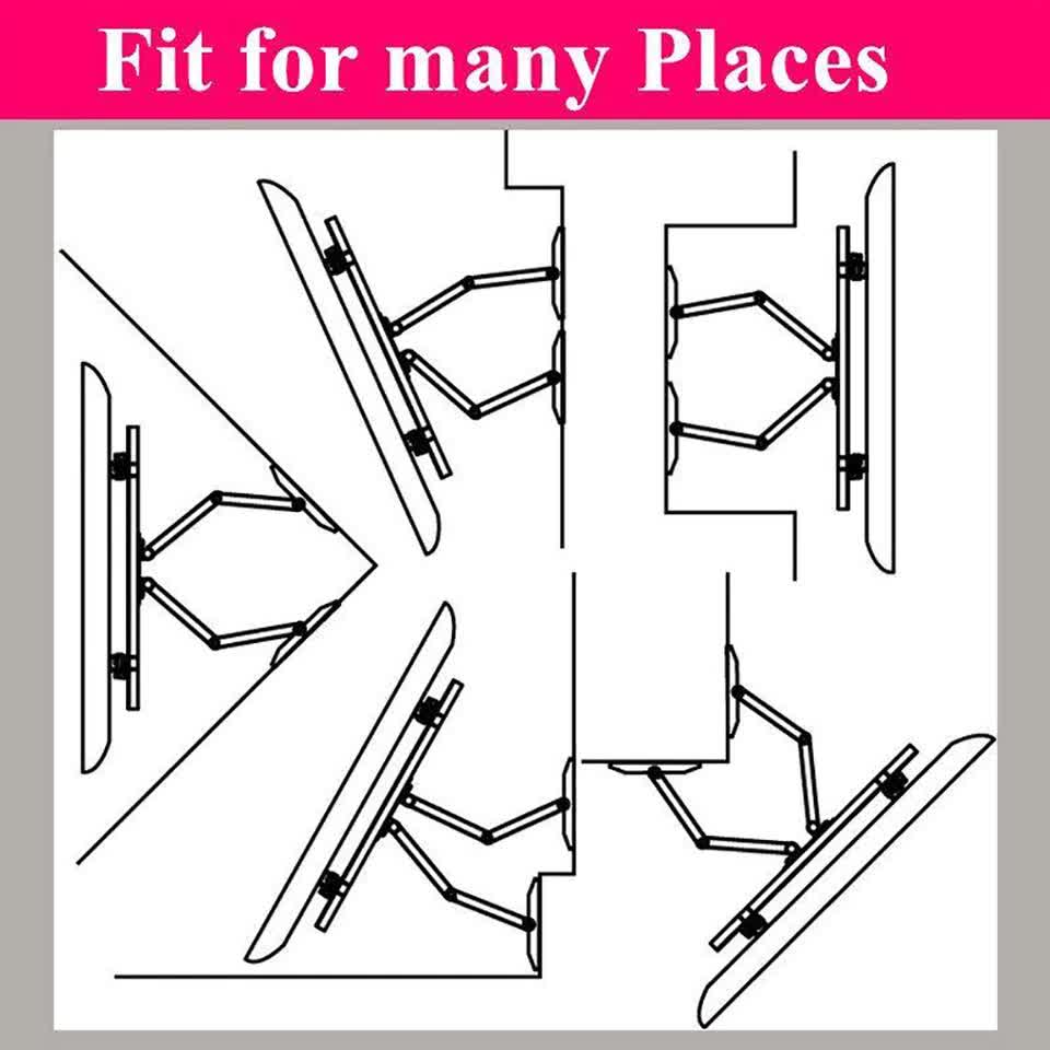 Heavy Duty Wall Mount Tilt Swivel Bracket Double Arms 32-85" Led/Plasma/Lcd Tvs