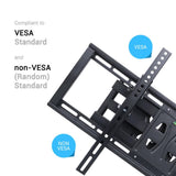 Screens & Stands: Heavy Duty Wall Mount Tilt Swivel Bracket Double Arms 32-85" Led/Plasma/Lcd Tvs