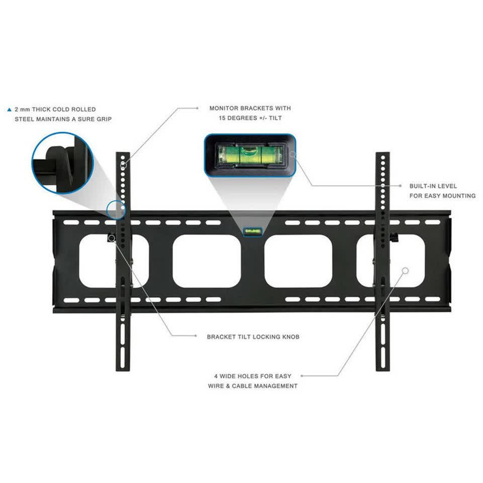 TVs & Accessories: TV Wall Bracket Fixed Tilting For Large 32-75" Inch LG Samsung Flat Screen