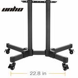 TVs & Accessories: 32-70" Rolling Tv Stand Mount W Dvd Storage Top Shelf Tv Bracket Trolley Casters