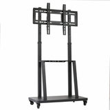 TVs & Accessories: Floor Tv Mount Stand Bracket Rolling For 32"-80" Screens Vesa 600X400 Hold 65Kg