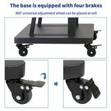 TVs & Accessories: Floor Tv Mount Stand Bracket Rolling For 32"-80" Screens Vesa 600X400 Hold 65Kg