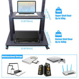 TVs & Accessories: 100" Heavy Duty Floor TV Stand TV Cart Trolley Height Adjustable Mount Bracket