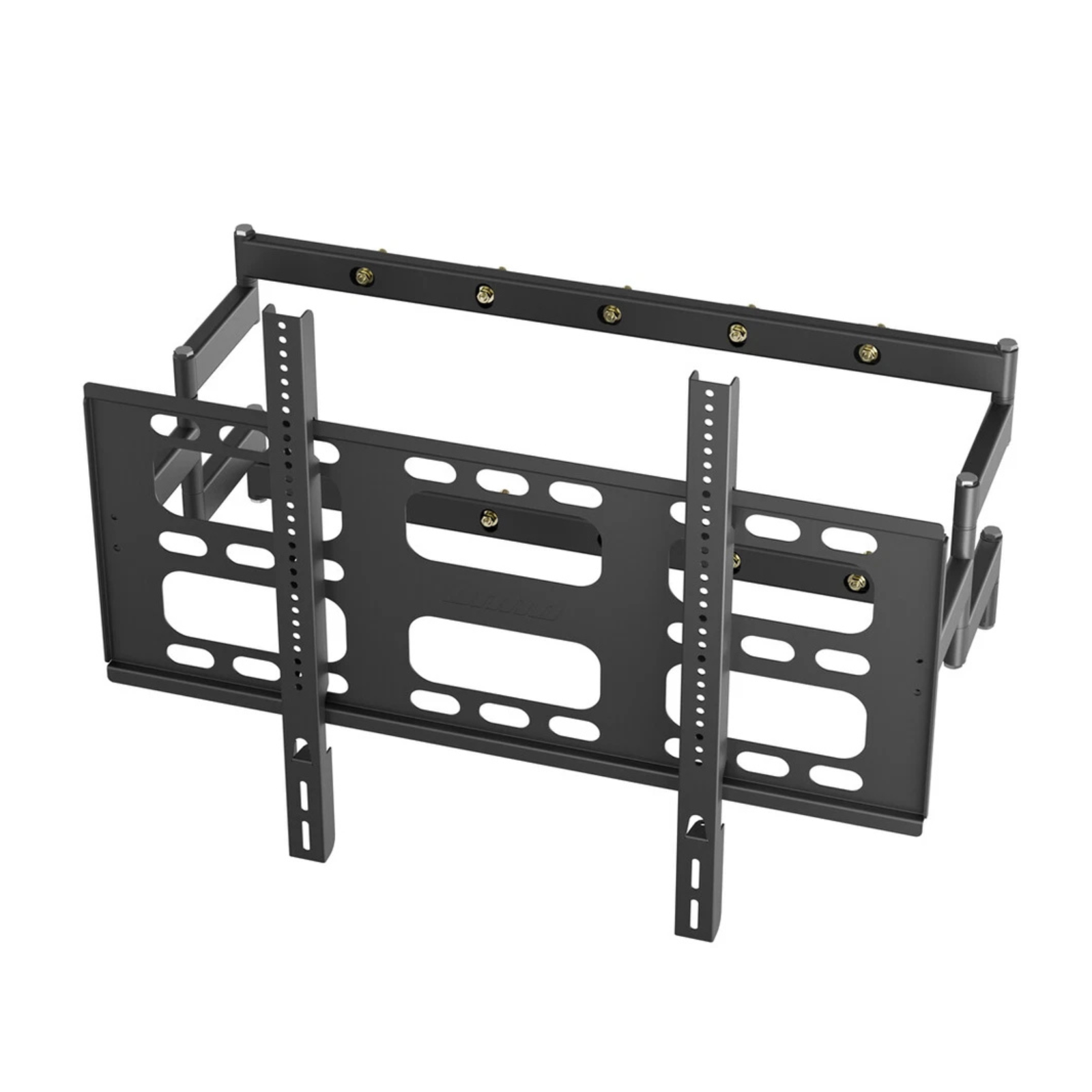 Screens & Stands: Black Heavy-Duty Swivel TV Wall Mount With Articulating Arm Support