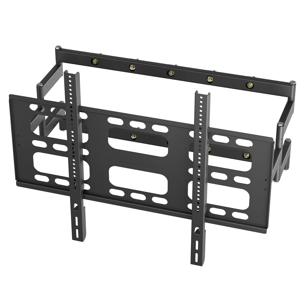 Screens & Stands: Black Heavy-Duty Swivel TV Wall Mount With Articulating Arm Support