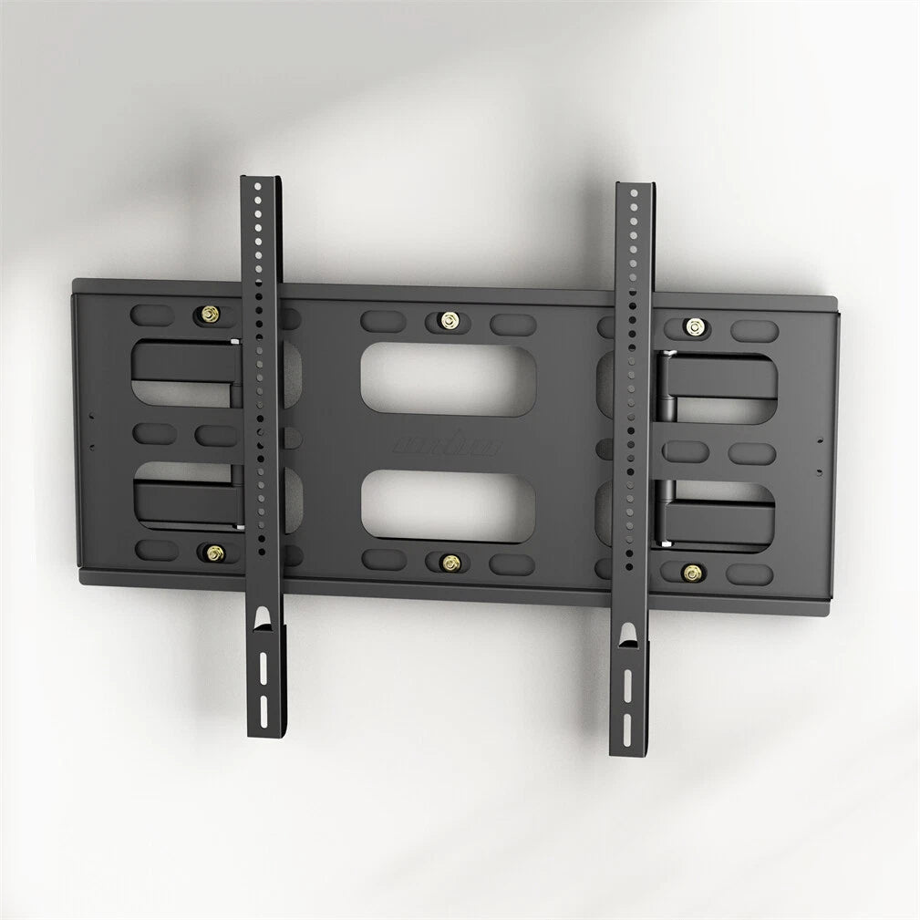 Screens & Stands: Black Heavy-Duty Swivel TV Wall Mount With Articulating Arm Support