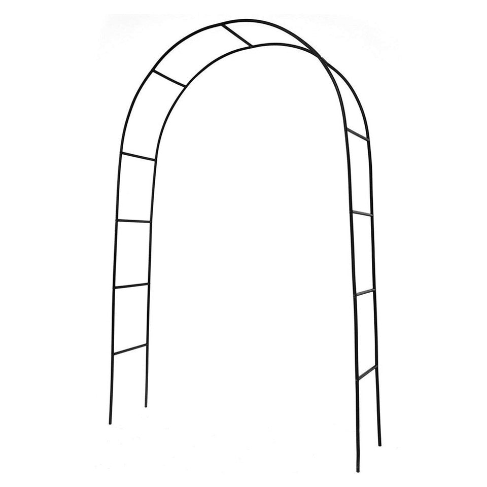 Garden Beds & Planters: Rustproof Metal Garden Patio Arch Rose Arbour Archway Climbing Plant Trellis AU