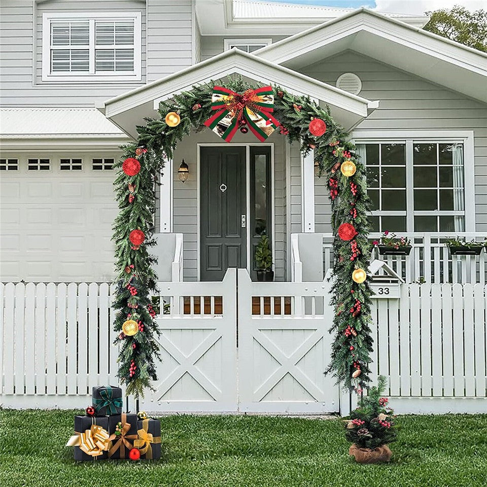 Garden Beds & Planters: Rustproof Metal Garden Patio Arch Rose Arbour Archway Climbing Plant Trellis AU