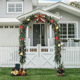 Garden Beds & Planters: Rustproof Metal Garden Patio Arch Rose Arbour Archway Climbing Plant Trellis AU